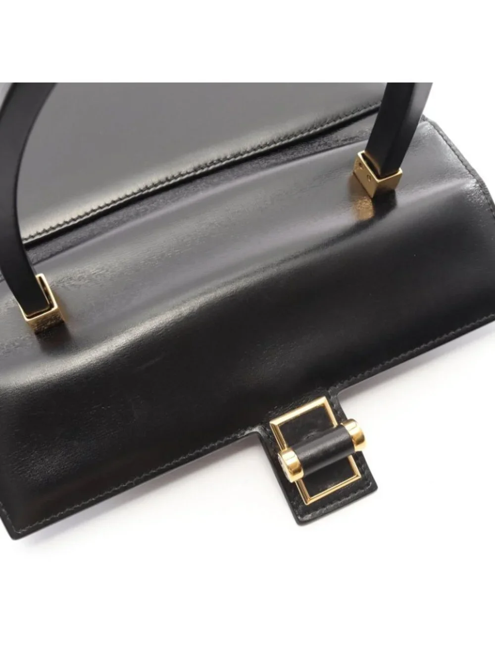 Gucci Handbag 000 46 Black Leather Top Handle - Picture 10 of 11